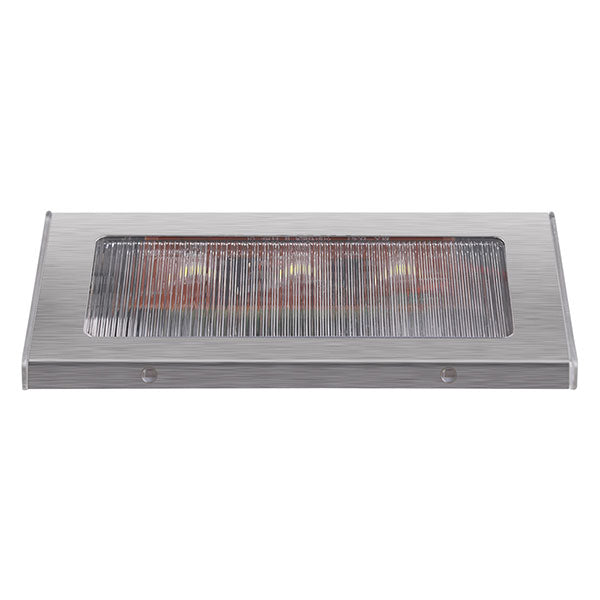 3 LED Solar Light Outdoor Stainless Steel LED Solar Light for Stairs Paths Deck Patio Garden
