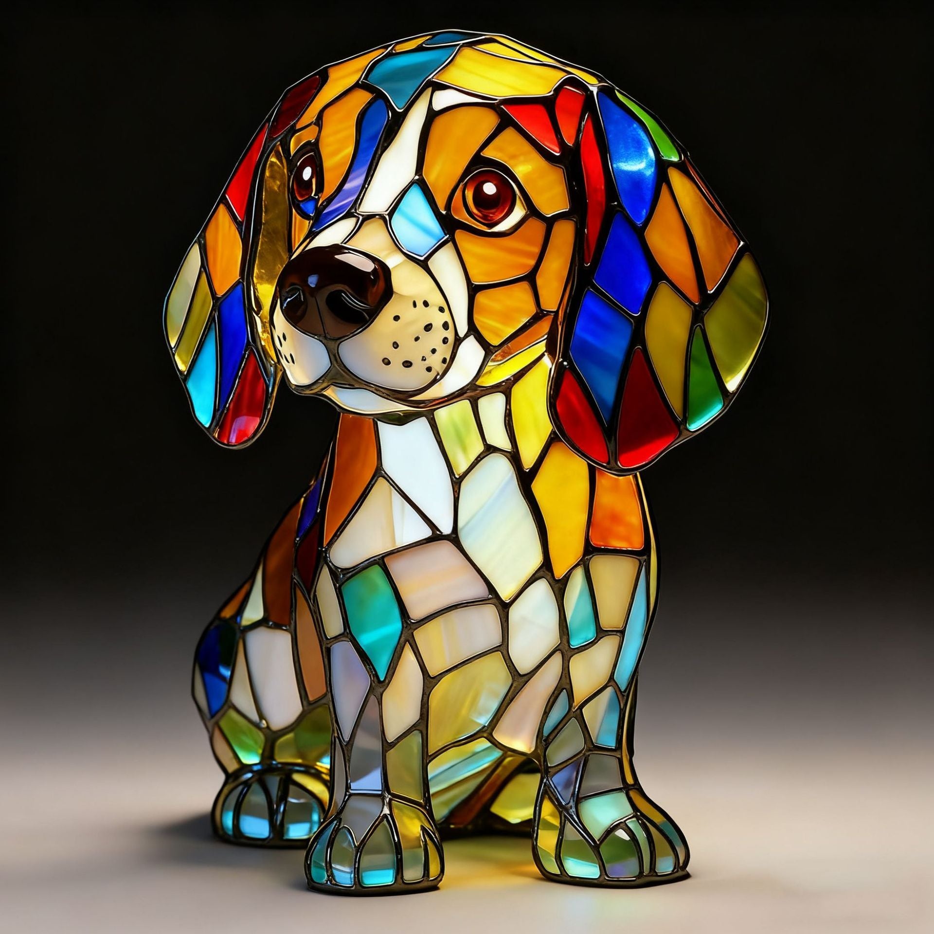 Dachshund Lamp - Bigfoot Lamp Resin Statue LED Decorative Light