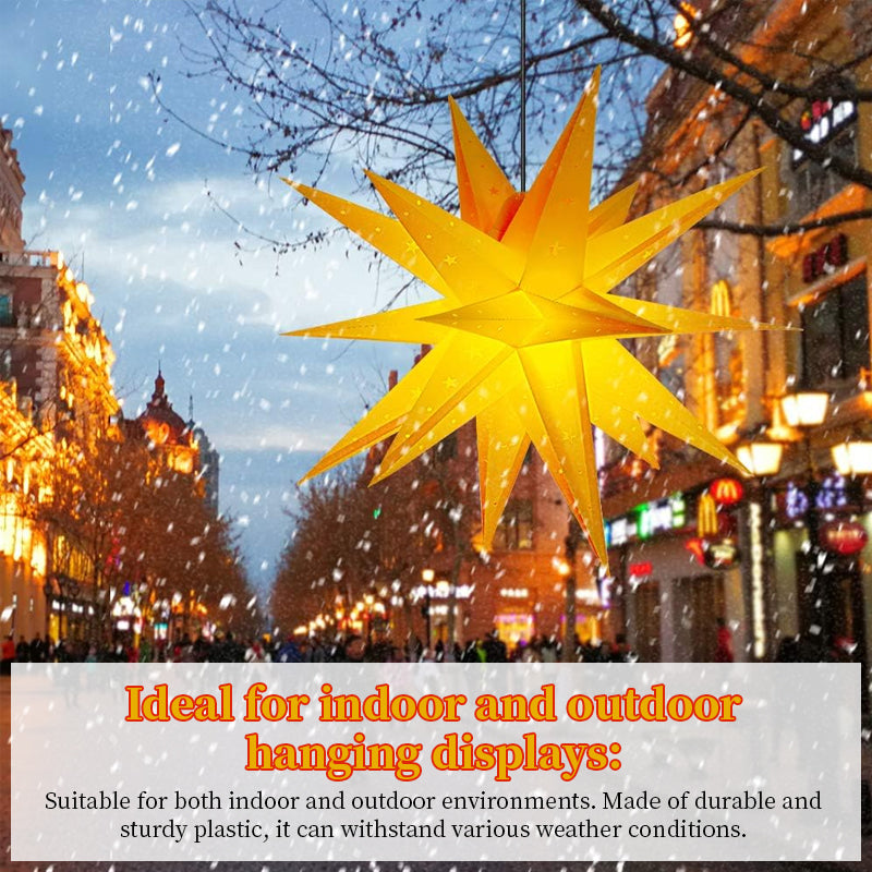 3D XXL LED Star Window Light (60cm) - Warm Glow