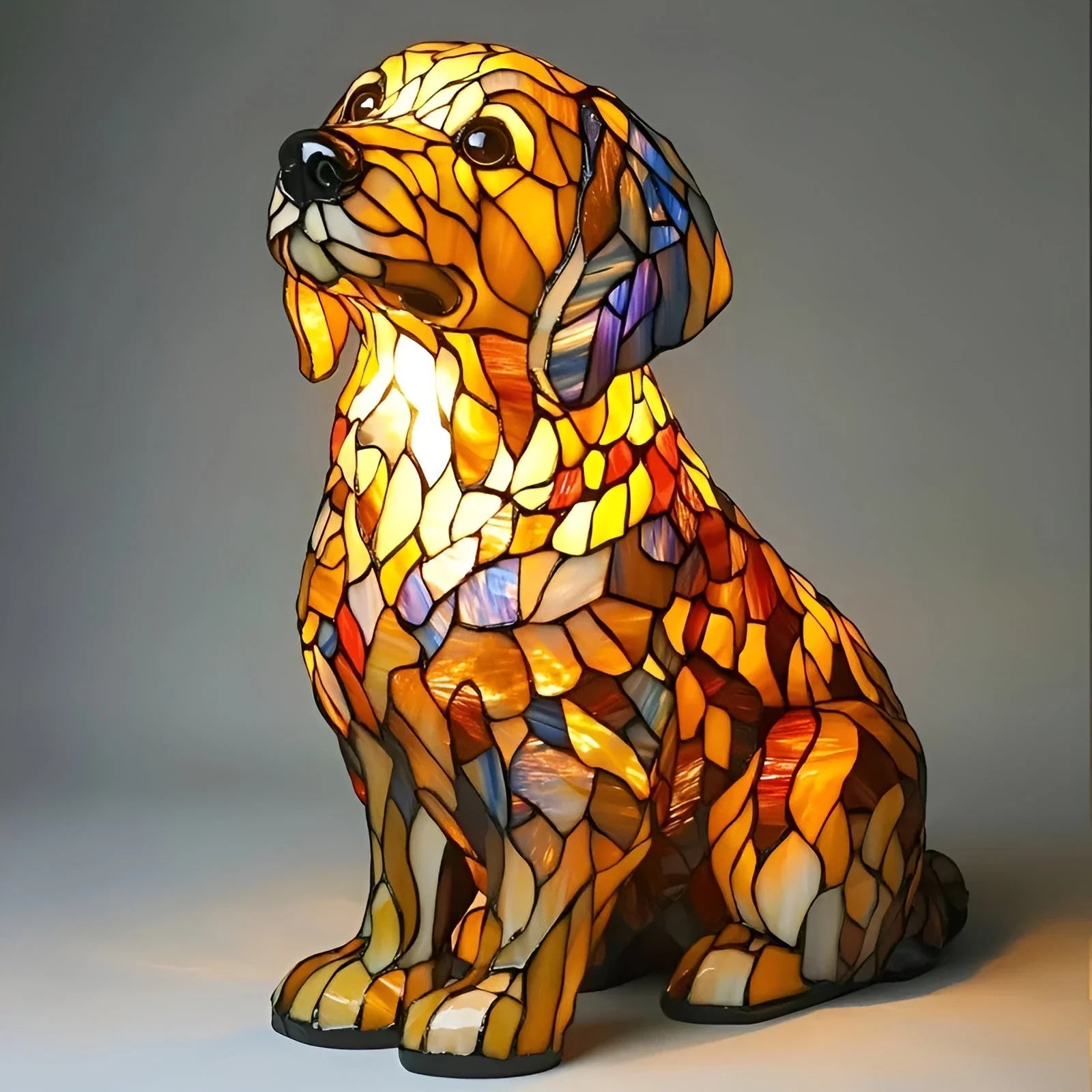 Dachshund Lamp - Bigfoot Lamp Resin Statue LED Decorative Light