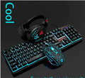 VX7 Waterproof LED Keyboard Mouse Headset Gaming set