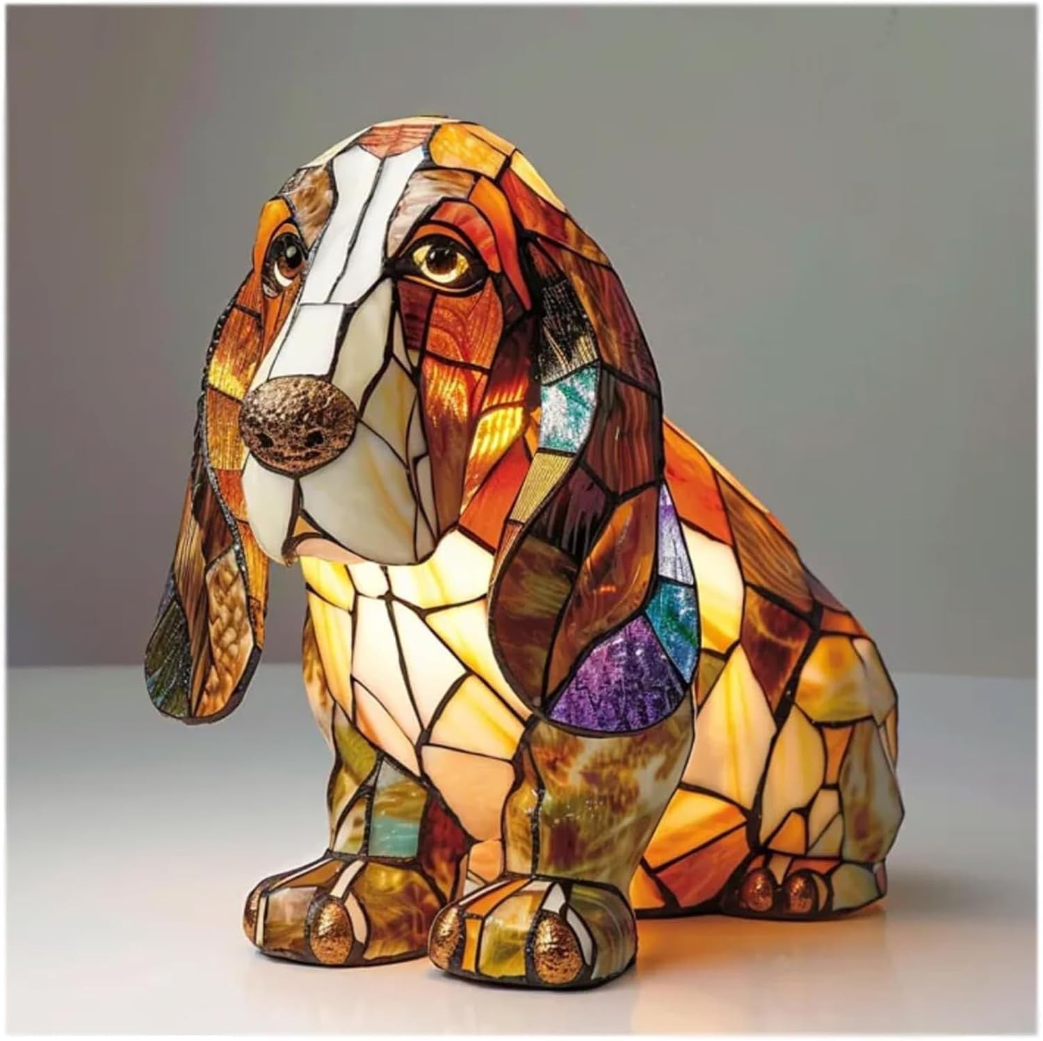 Dachshund Lamp - Bigfoot Lamp Resin Statue LED Decorative Light