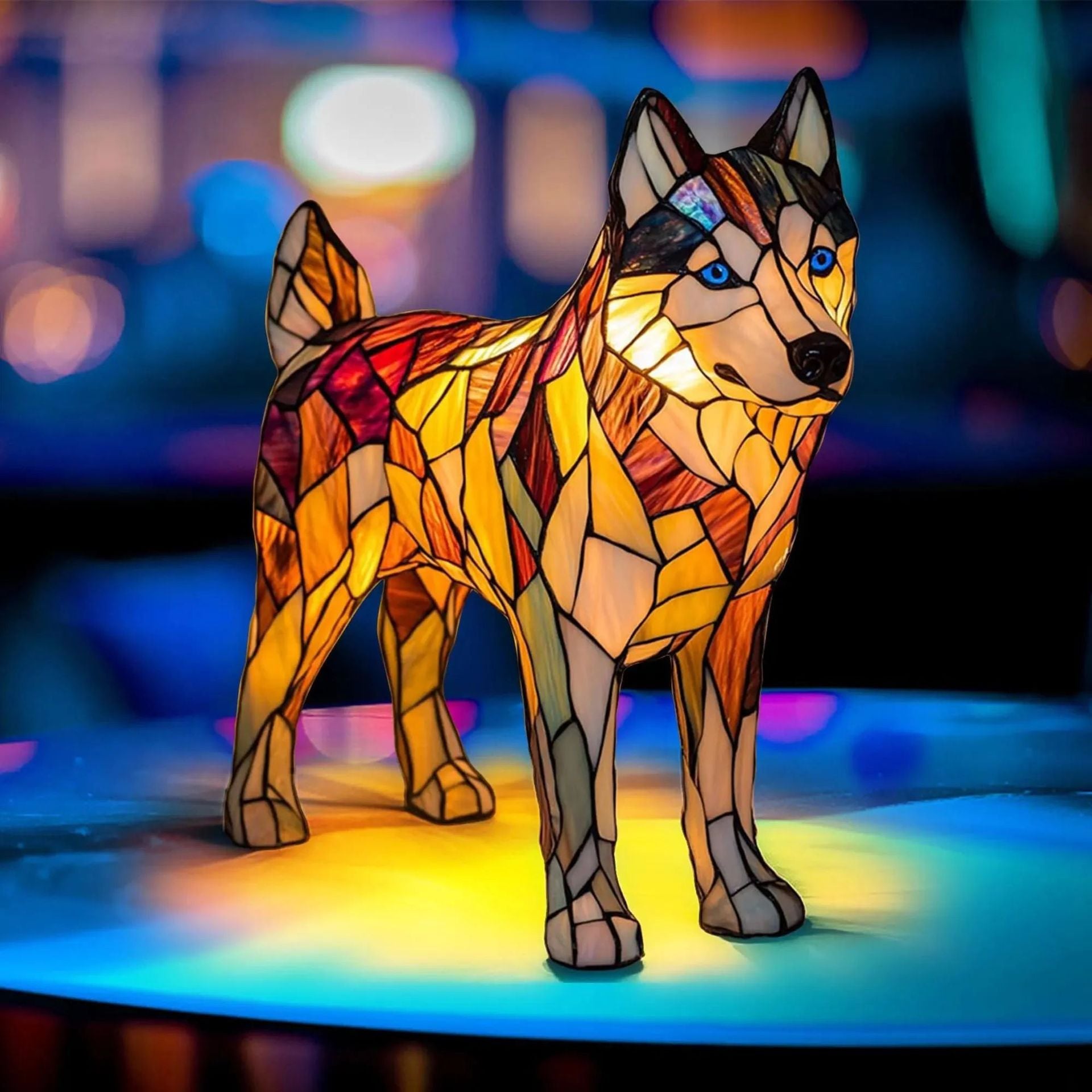 Dachshund Lamp - Bigfoot Lamp Resin Statue LED Decorative Light